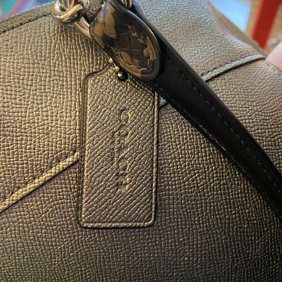 Coach Metallic Silver Shoulder Bag - Picture 12 of 12